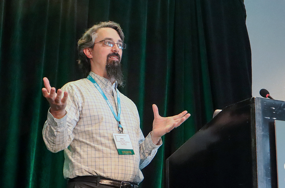 Photo of Adam Guss at the 44th SBFC conference